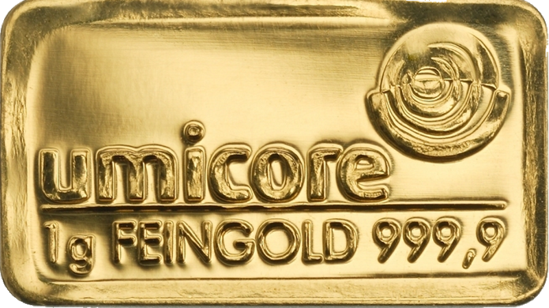 Feingoldbarren 1 Gramm